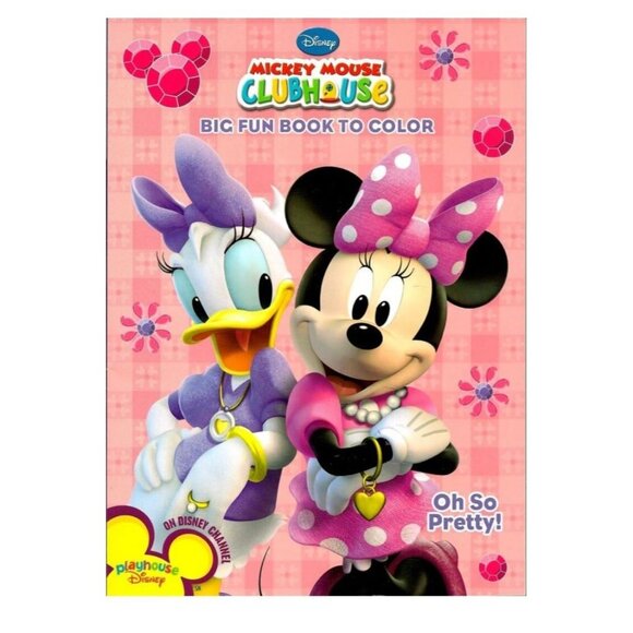 New Rare Disney Mickey Mouse Clubhouse Minnie Daisy Coloring Book Oh So Pretty - Picture 1 of 1